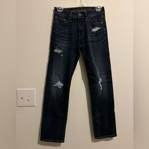 American Eagle Distressed Blue Jeans